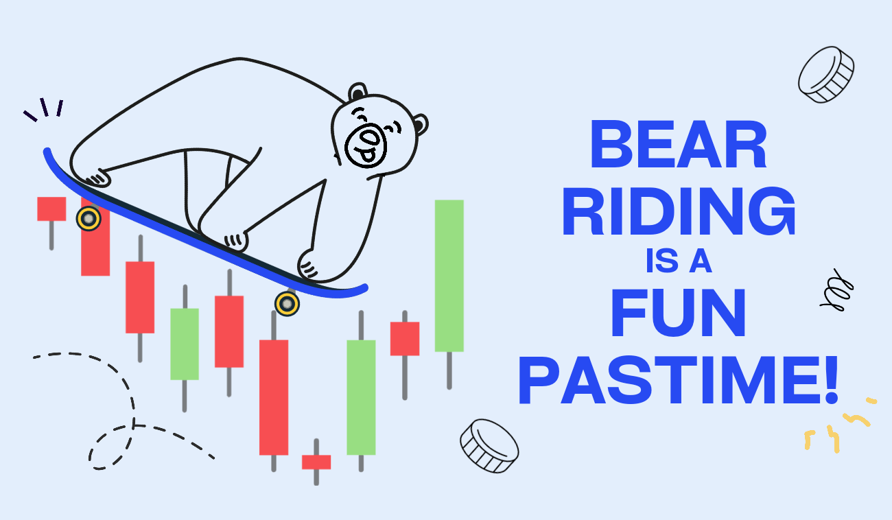 Bear riding is a fun pastime!