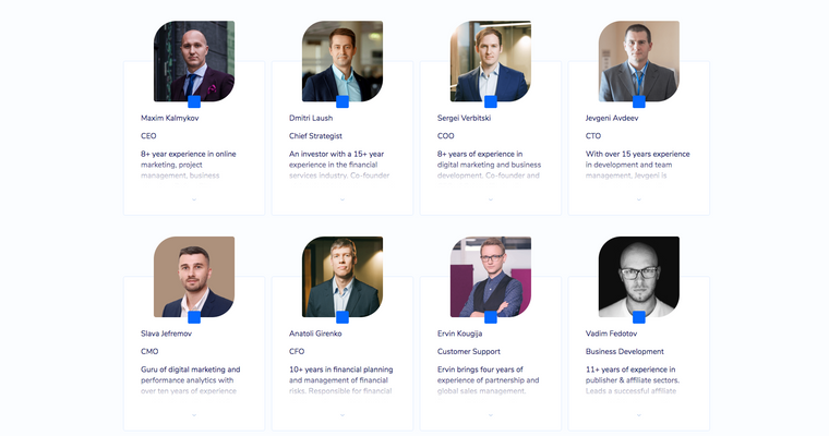 People behind the Bitsgap project